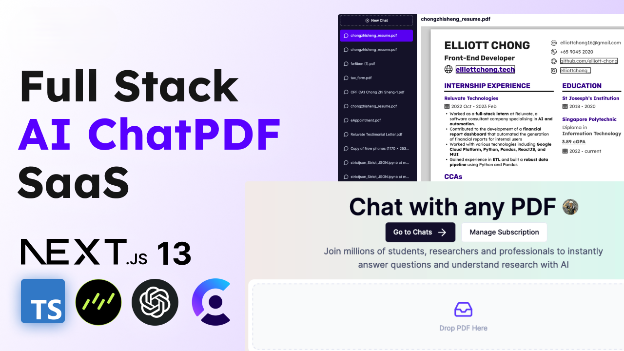 ChatPDF Main Interface
